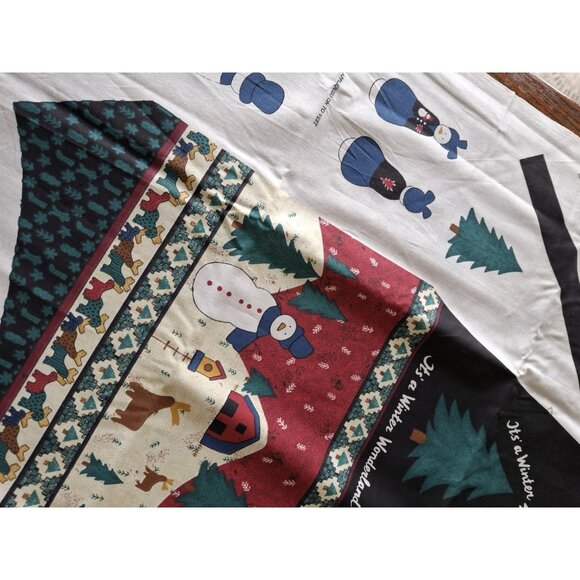 Springs Industries PEACE IN THE COUNTRY Christmas Vest Fabric Panel Cut & Sew - Picture 8 of 9